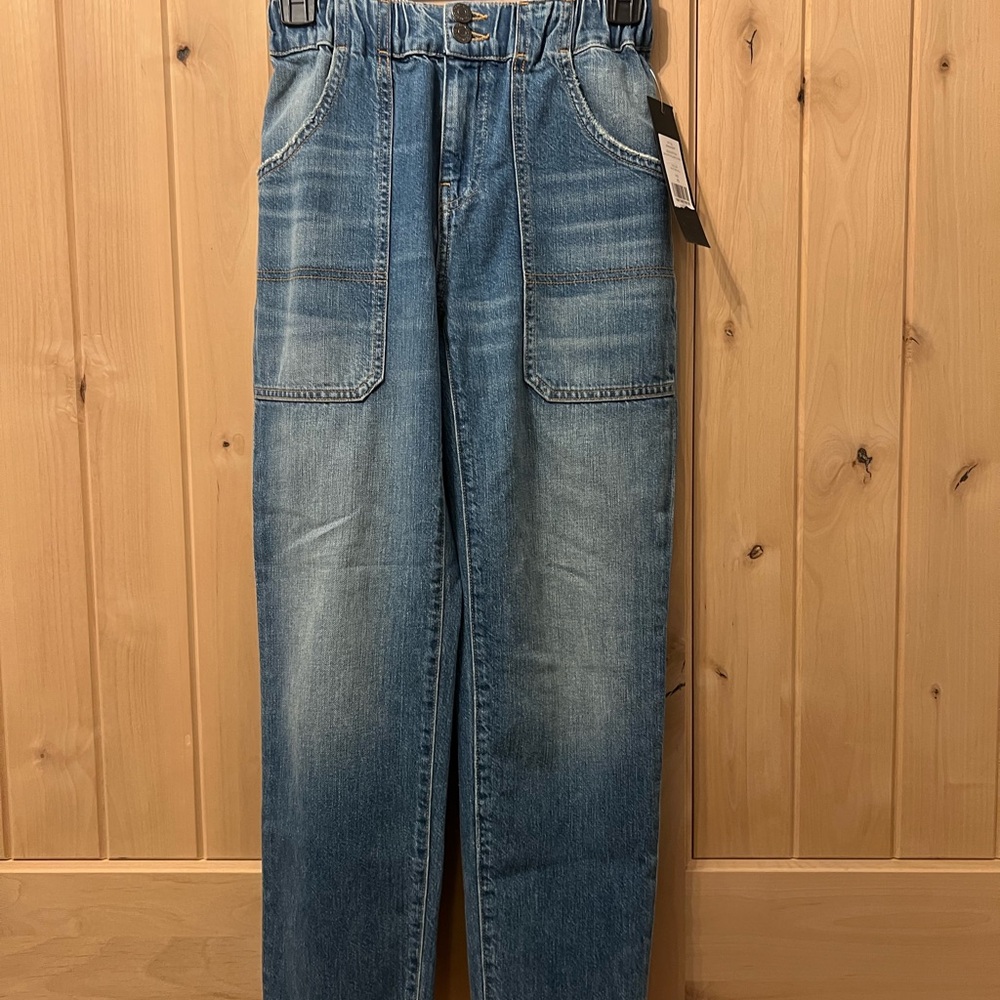 Veronica beard Arya elastic waist jeans nwt size 25